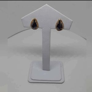 Vintage Alaskan Diamond Clip On Earrings